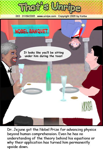 cartoon 3, nobel banquet